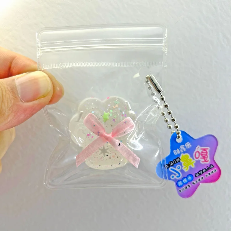 5/10 pz Taba Squishy Kawaii Mini Delicato Animale Gatto Artiglio Cubo di Ghiaccio Orso Fatto A Mano FAI DA TE Regalo Per Bambini Ciondolo Estruso Cieco scatola regalo