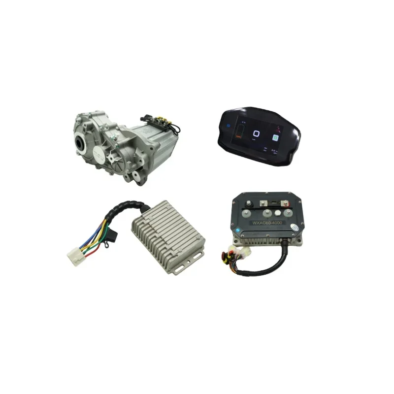 AC 4000W Motor with DKD TFT Speedometer power train kits for E-golf