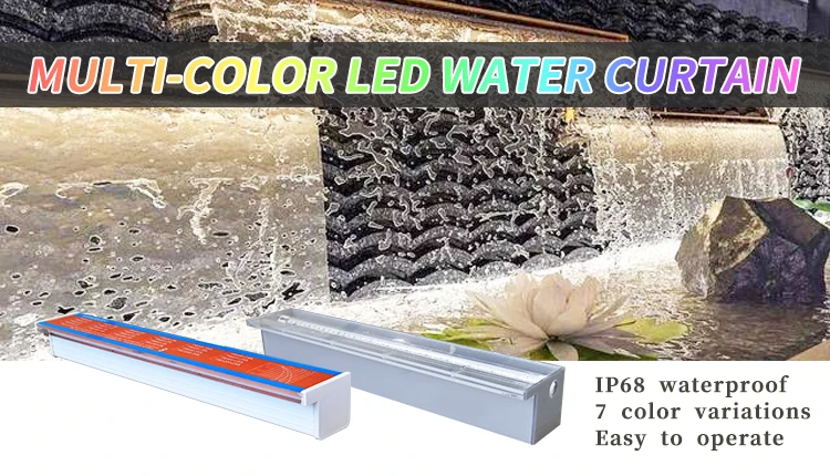 130CM 150CM 180CM ABS Perfect Curve Outdoor Fountain Swimming Pool Waterfall