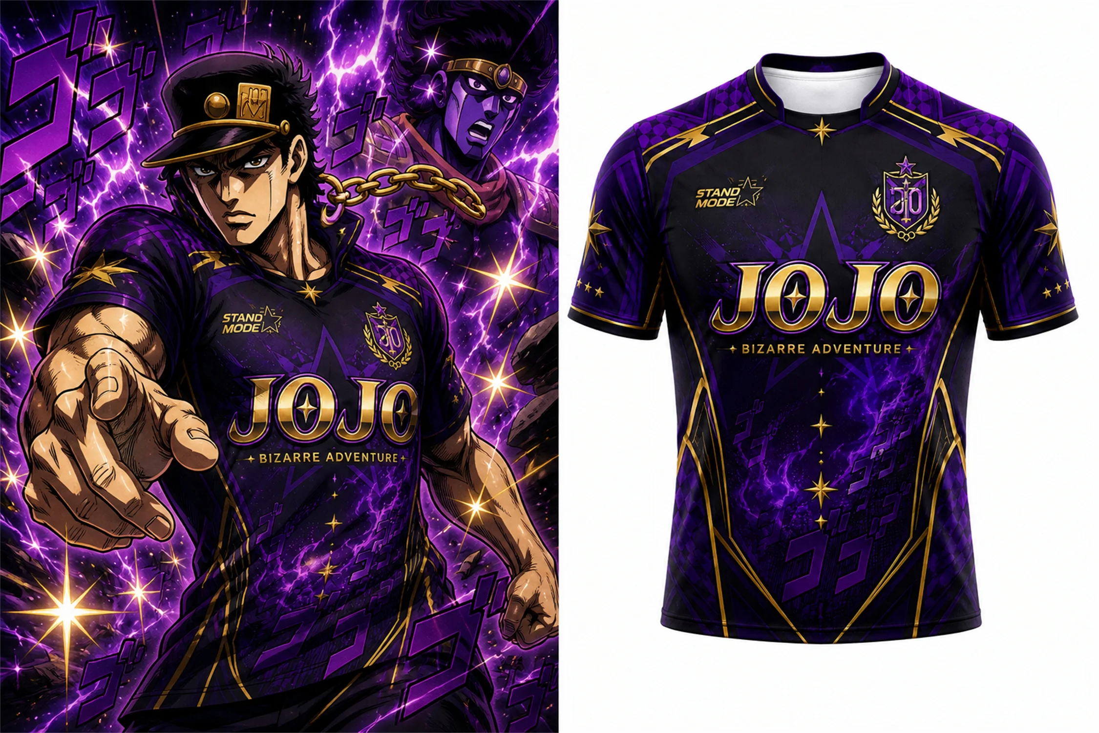 camiseta-masculina-jojo-bizarre-adventure-anime-gola-redonda-manga-curta-camisa-grafica-roxa-estilo-y2k-streetwear-top-esportivo