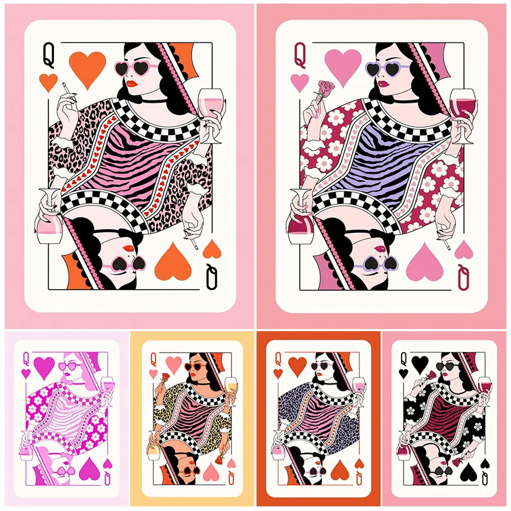 engracado-poker-rainha-jogando-cartas-cartazes-fotos-de-parede-para-sala-estar-decoracao-nordic-cartaz-arte-da-parede-pintura-em-tela-sem-moldura