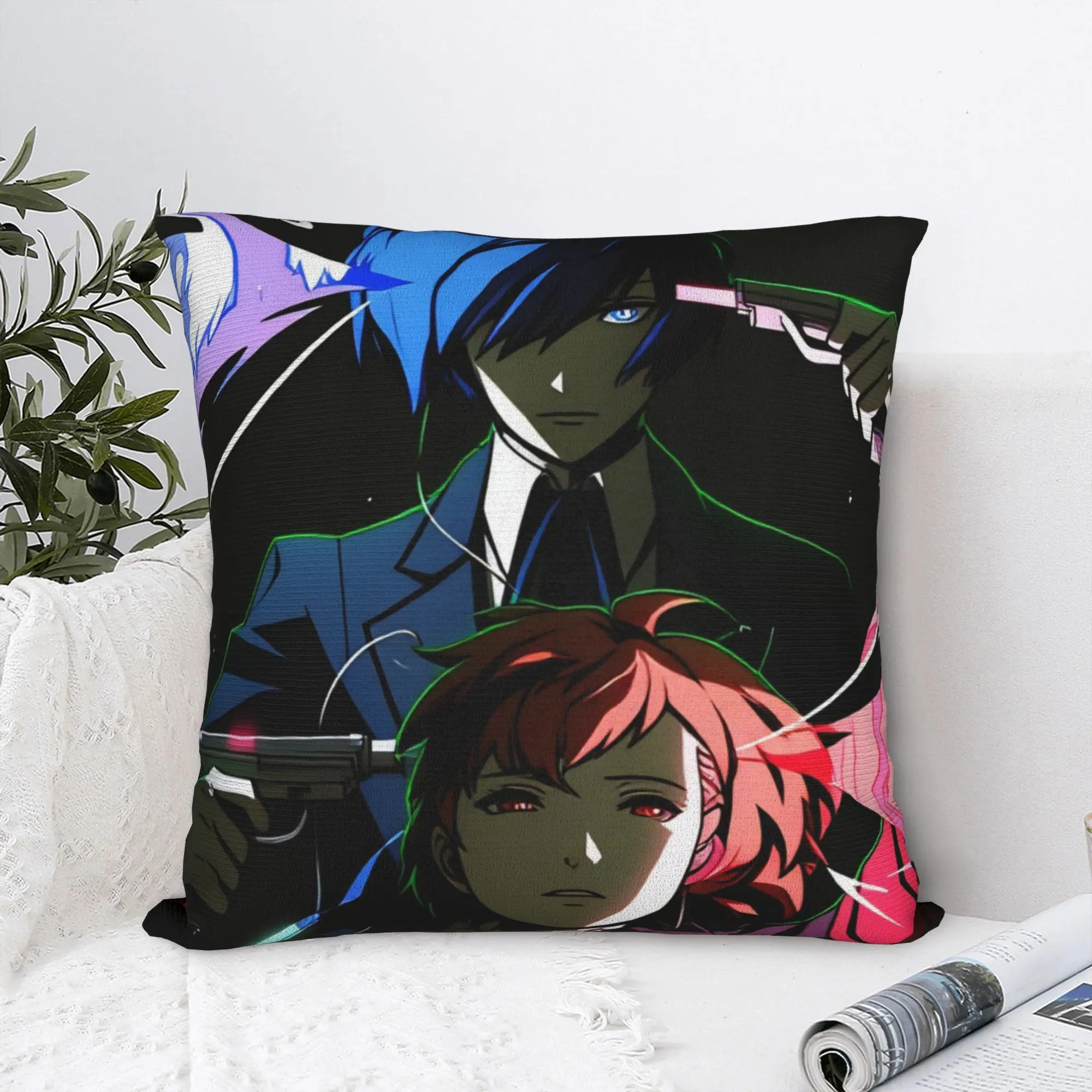 Pillow Case ATLUS P-Personas 2 Fanart Graphic  Pillow Cover For Sofa Home Decor Kawaii Pillowcases