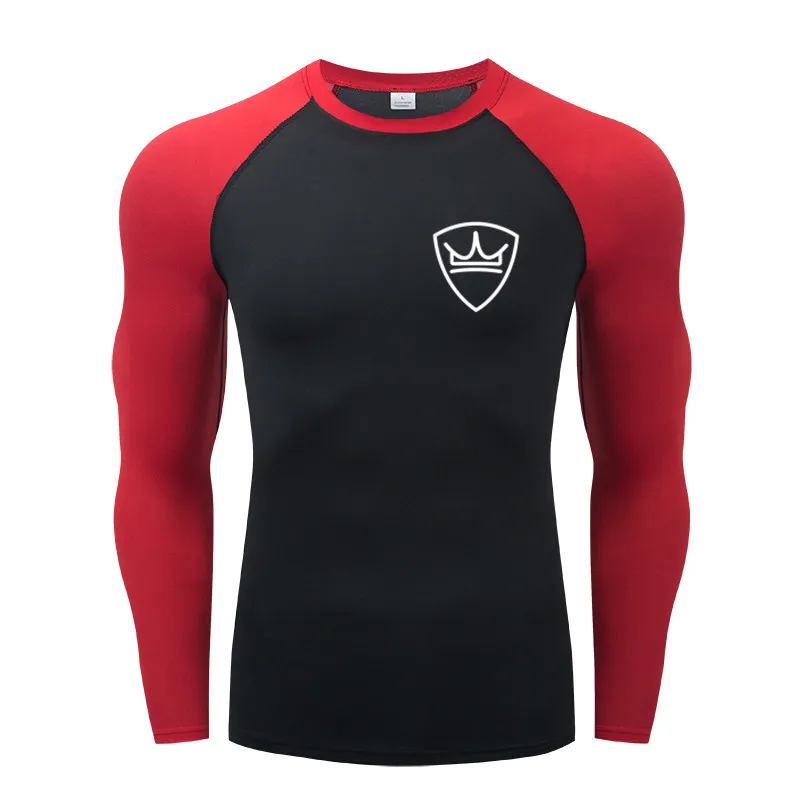 Men\'s Rashguard T-shirt Fitness Compression Tee Clothes Long Sleeve T shirt For Women/Men Sport Workout Rash Guard Top t shirts