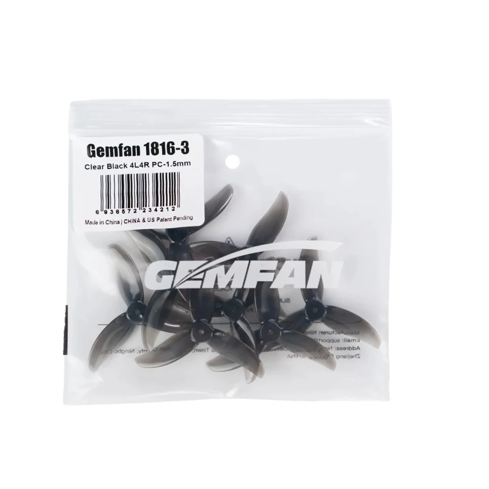 Gemfan (16CW+16CCW) 1816-3 Micro Freestyle Propeller passend für 1103 Brushless-Motoren für 2S Micro Freestyle Drohnen – Detail 9