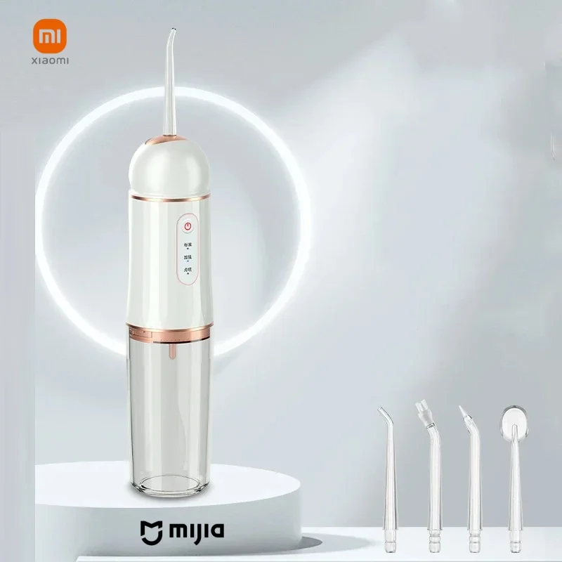 Xiaomi Oral Irrigator Water Flosser Electric Dental Whitening USB Rechargeable Gums Care Portable Cordless Jet Tooth Scaler New