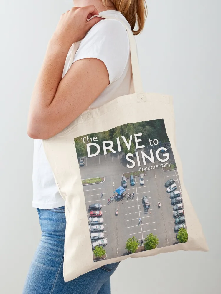 The Drive to Sing movie poster Tote Bag custom canvas bag screen canvas custom