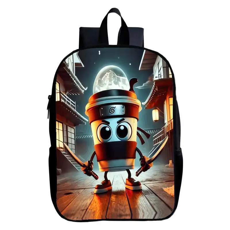 The foreign Shan Hai Jing Tung pattern single-layer backpack is the best gift backpack for boys/girls and children