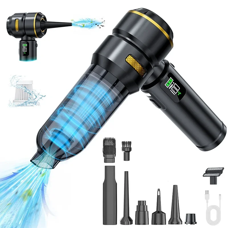 New car two-in-one vacuum cleaner, high-power high-suction household portable