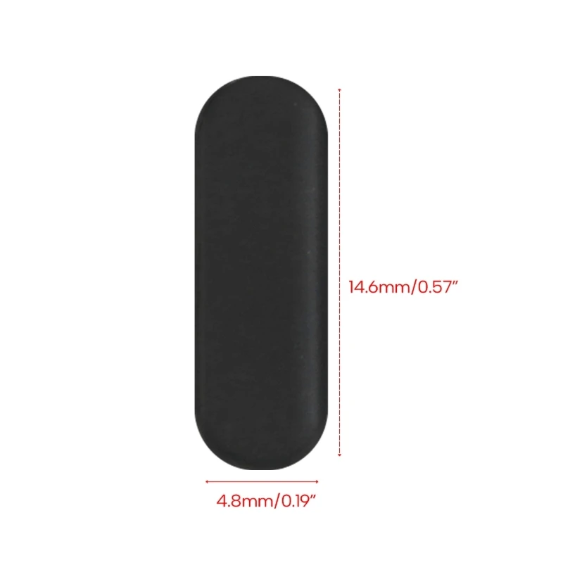 Set of 4 Black Rubber Feet for Thinkpad T480S Laptop Non-Slip Bottom Base Covers with Sticker Computer Accessories