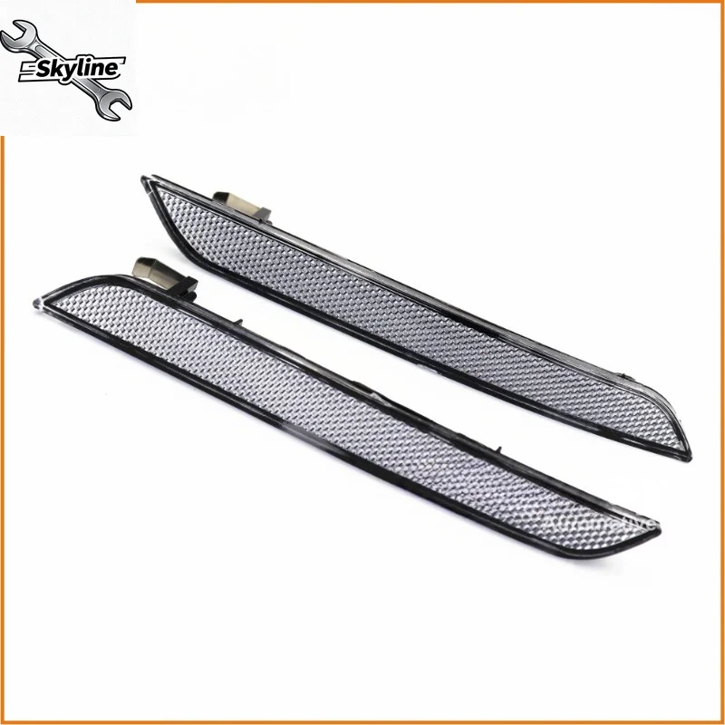 1Pair Front Bumper Reflector Lamp Side Marker Light For X6 E71 E70 E72 X5M 63147187087 63147187088