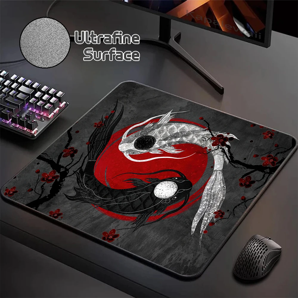 

Ultrafine Surface Mouse Pad 400X450MM Mousepad Gaming Japanese Style Koi Mause Pad Mouse Mat Gamer Keyboard Pads Office Desk Mat