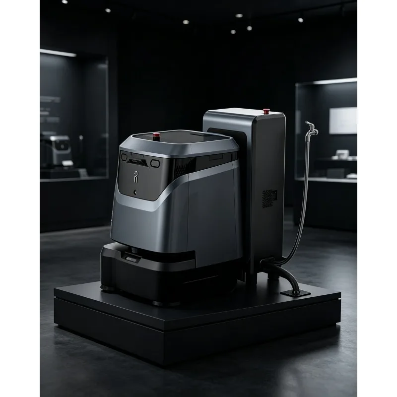 Innovative Aut Sweeping Scrubbing Robot Commercial Smart Floor Cleaner APP Control Self-Drivin for Mall Hospital School Corridor