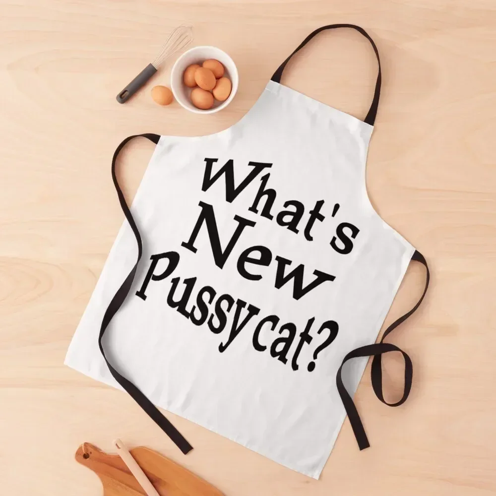 

What's New Pussycat Apron Kitchenware cook wear restaurant accessories Apron