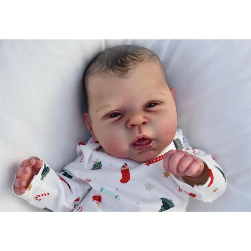 

48cm Reborn Estella Baby Doll Real Touch Lifelike 3D Skin Multiple Layers with Visible Veins Bebe Reborn Doll Toys