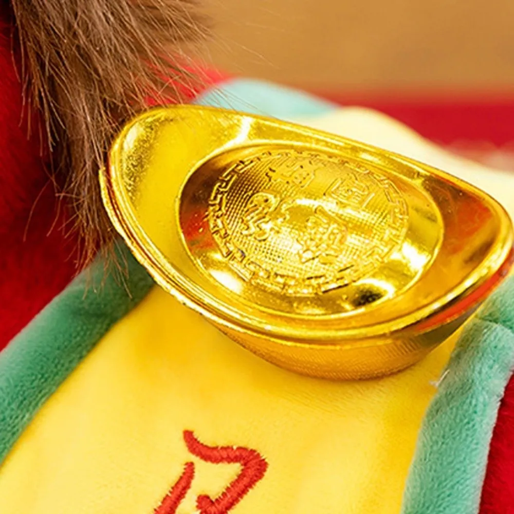 مضحك التميمة الدمى الحصان أفخم دمية حظا سعيدا لطيف محشوة الحصان لعبة Kawaii الإبداعية زودياك المهر تمثال السنة الصينية الجديدة #5