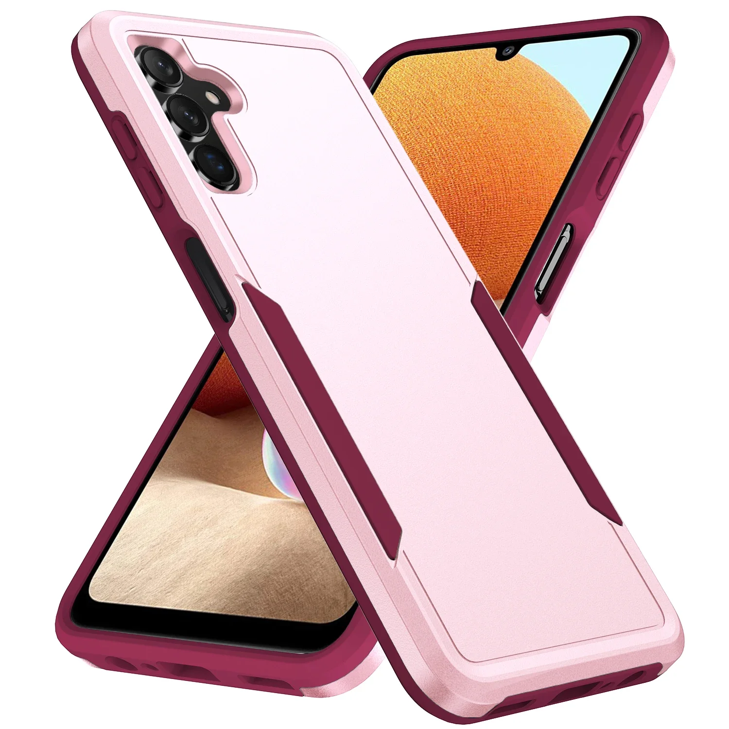 Hard Strong Fashion Armor Case for Samsung Galaxy A56 A36 A16 5G A54 A14 A55 A35 A53 A15 S24 S23 S25 Ultra S22 Plus S21 FE