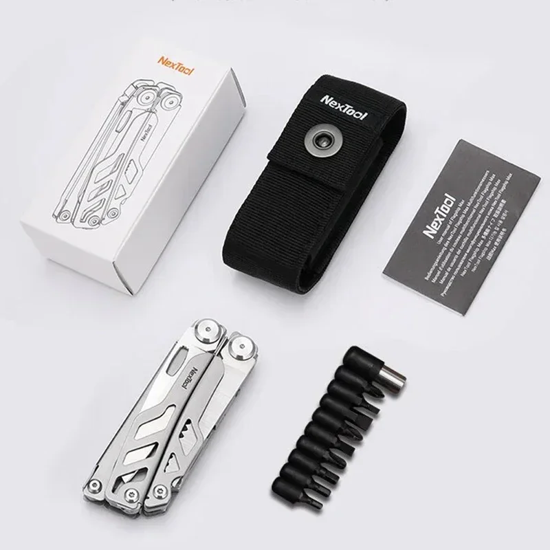 NexTool Flagship Max 14 In 1 Multi Tool Pliers Upgraded Knife 80Cr14Mov Folding Multitool Large Scissors Outdoor EDC Tool