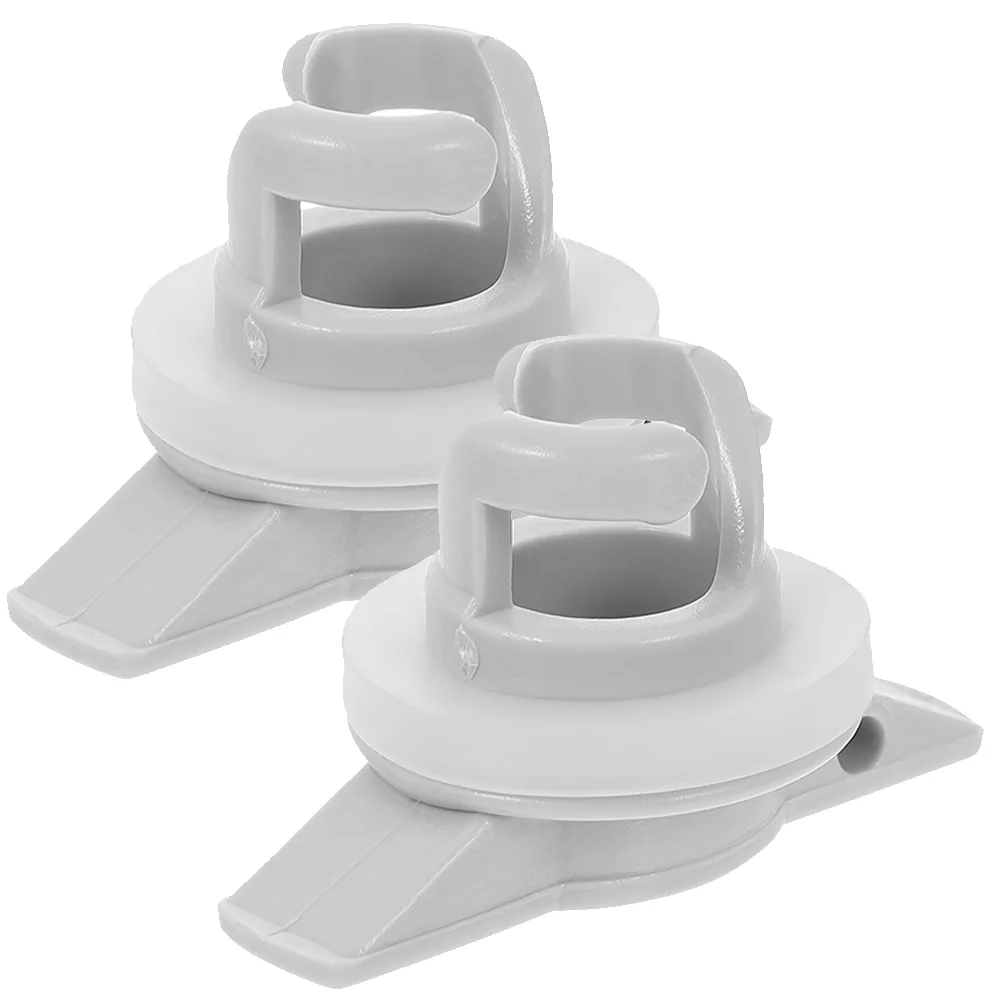 

2 Pcs Kayak Valve Cover Inflate for Rubber Dinghy Boat Convenient Airing Plug Anti-leakage Spiral Pvc Supplies Women's