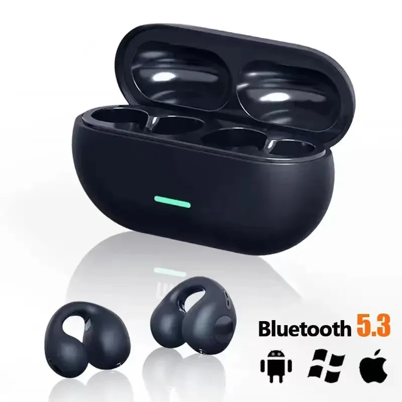 

Bone Conduction Earphone Open Ear Gaming Headset Wireless Headphones For Xiaomi iPhone Noise Cancelling Earbuds Bluetooth 5.3