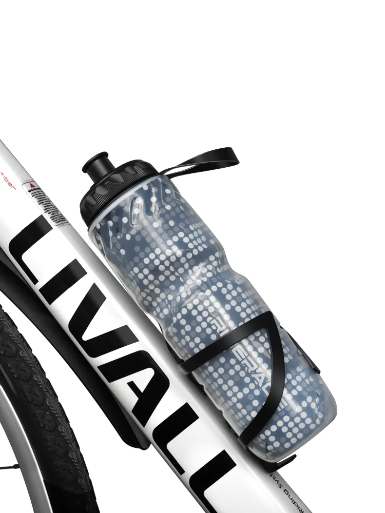 AliExpress NONE Bike Sport Water Bottle Portable Hot Cold Insulated Dual Layer Thermal MTB Road Bike Water Bottle for Outdoor Riding Cyclin