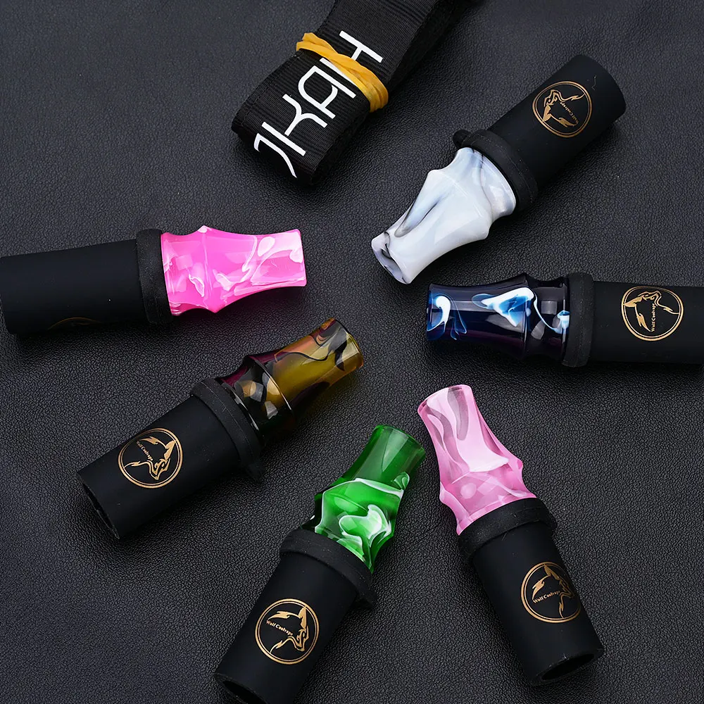 Wolf Coolvape Hot Resin Hookah ShiSha Mouthpieces For Sheesha Chicha Narguile Shisha Water Pipe Silicone Hang MouthTips