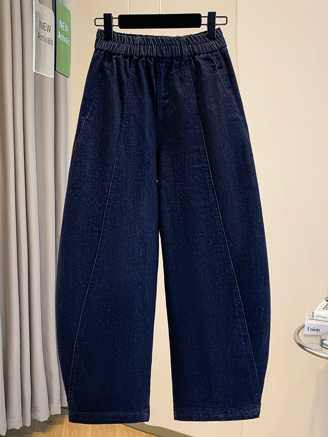 

Эластичные однотонные джинсы-клеш с высокой талией, свободного кроя, весенние, новые, повседневные, женские