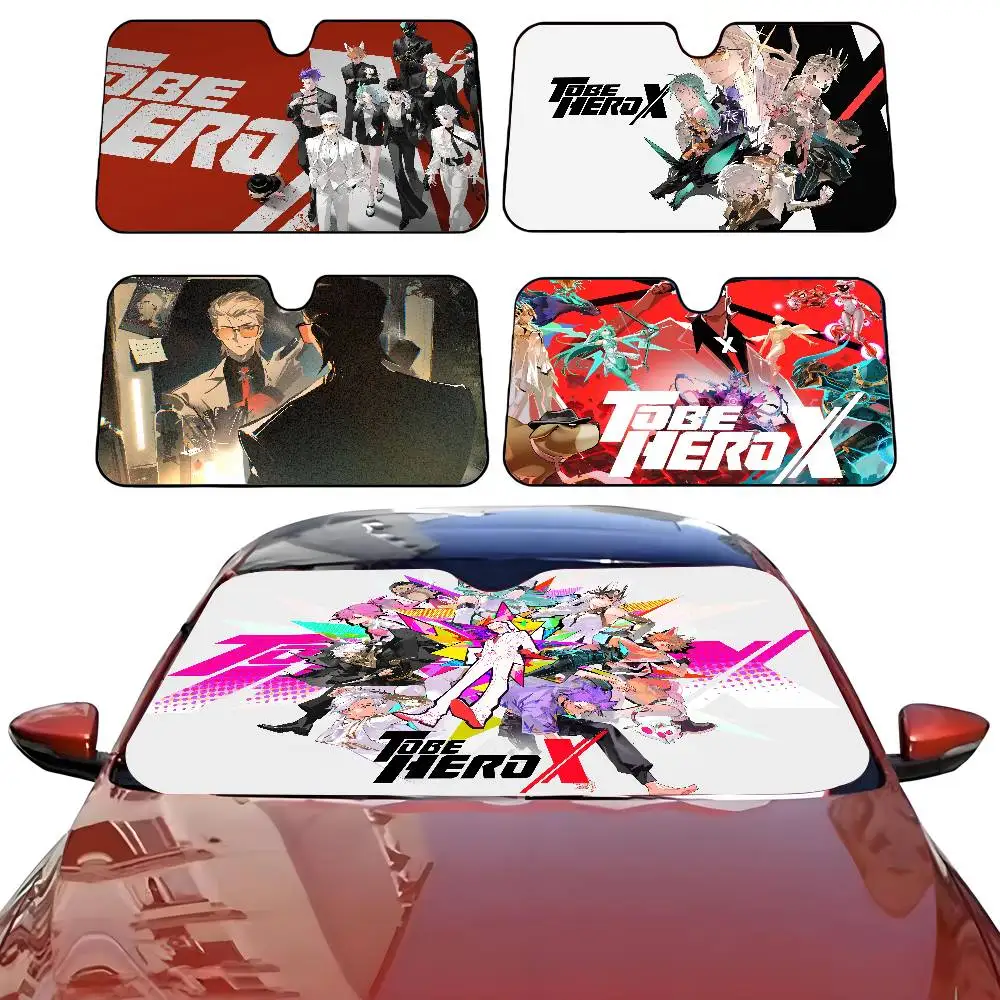 

T-To B-Be Hero X Автомобильный солнцезащитный козырек, зонтик от солнца на лобовое стекло автомобиля, защита от ультрафиолета и внутренний охладитель