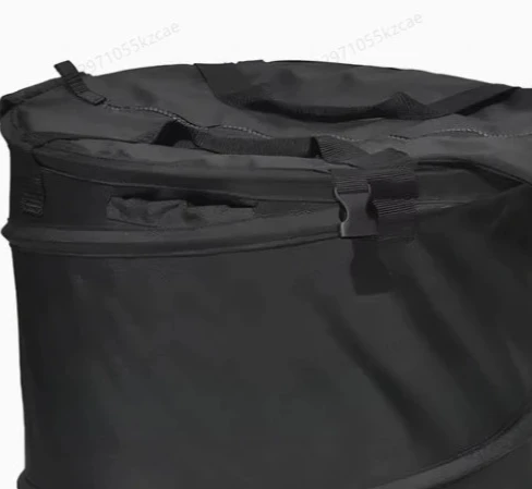 Waterproof Garden Trimming Bag - Dry & Wet Leaf Collection Pouch for Grass, Hydroponics, Yard Cleanup, Black