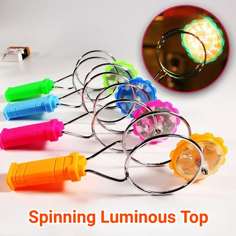 Magical Gyroscopic Colorful Magic Fly Magnetic Spinning Tops Flash YO-YO Children Toys