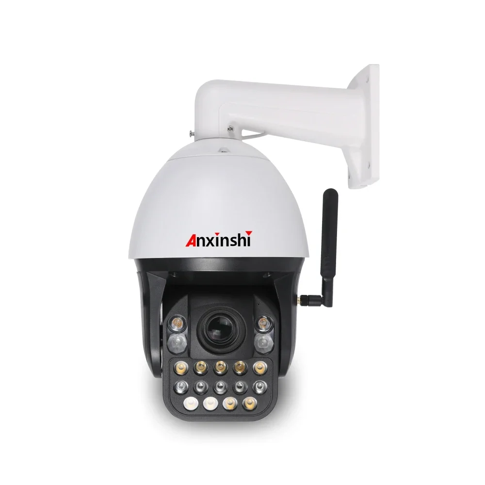 Anxinshi Factory  Price 4K Auto Human tracking  light and  Voice Warning  same time Wifi PTZ Camera