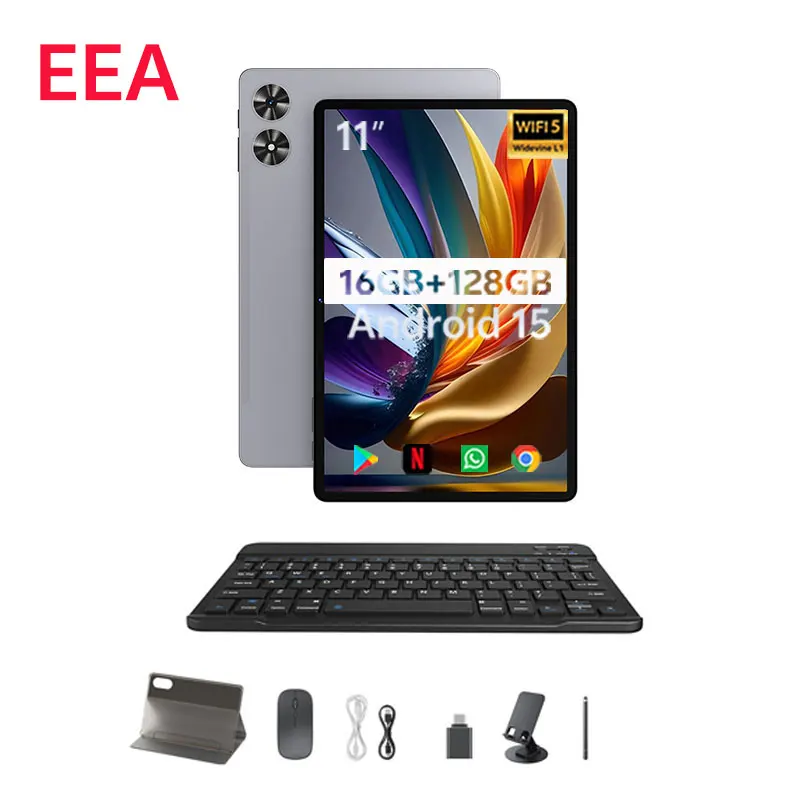 SVITOO Tablet Android 15 2025 11 Inch Unisoc T606 16GB RAM 128GB