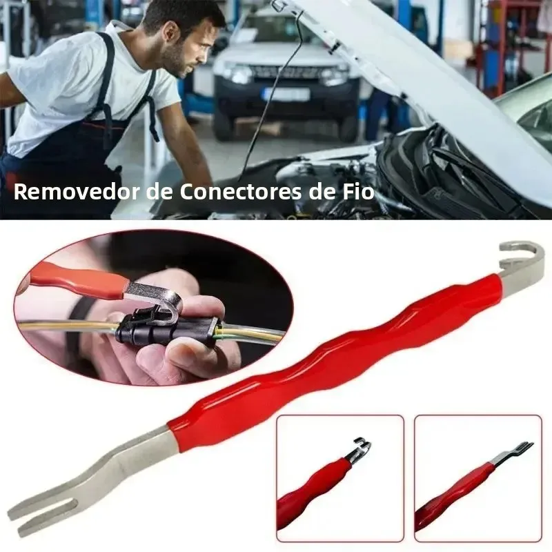Separador de conector de terminal elétrico automático, ferramenta de remoção de conector de fio, extrator universal para reparo e manutenção de automóveis