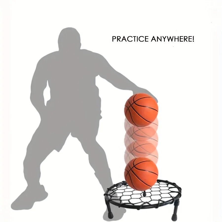 

Portable Basketball Training Aid Basketball Training Equipment Indoor or Outdoor Silent Mat Basketball Training Rebounder Home