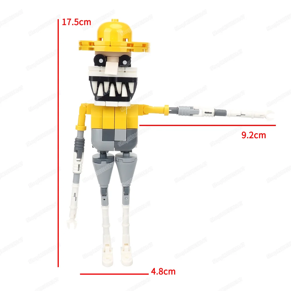 Curse Administrator Monster Building Block Assemble Moc Figures Fear Zoo Mutations War Equipment Series Model Child Gift Boy Toy