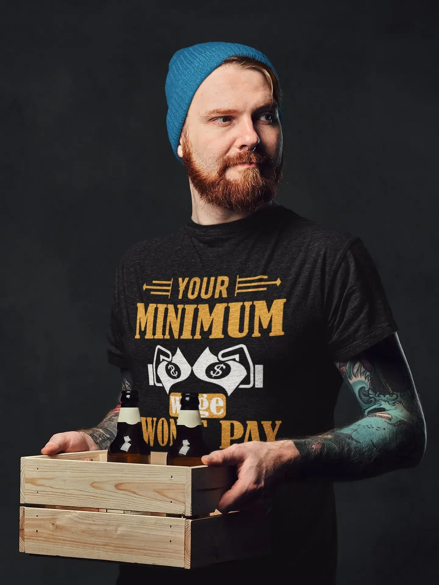 Fight for Fair Pay Make a Statement with 'Your Minimum Wage Won't My Rent' T Shirt