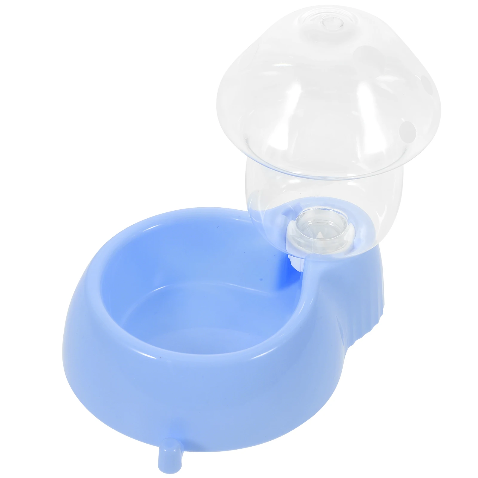 

Automatic Pet Feeder Gravity Design Durable Material Simple Elegant Cat Dog Water Dispenser Blue Container 120ml