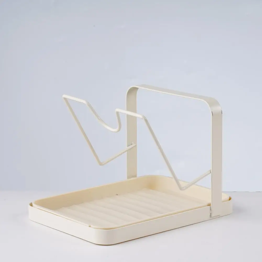 Kitchen Pot Lid Holder & Cutting Board Organizer Multi-Functional U-Shaped Large/Small Grooves Countertop Lids Fit Storage M0X2