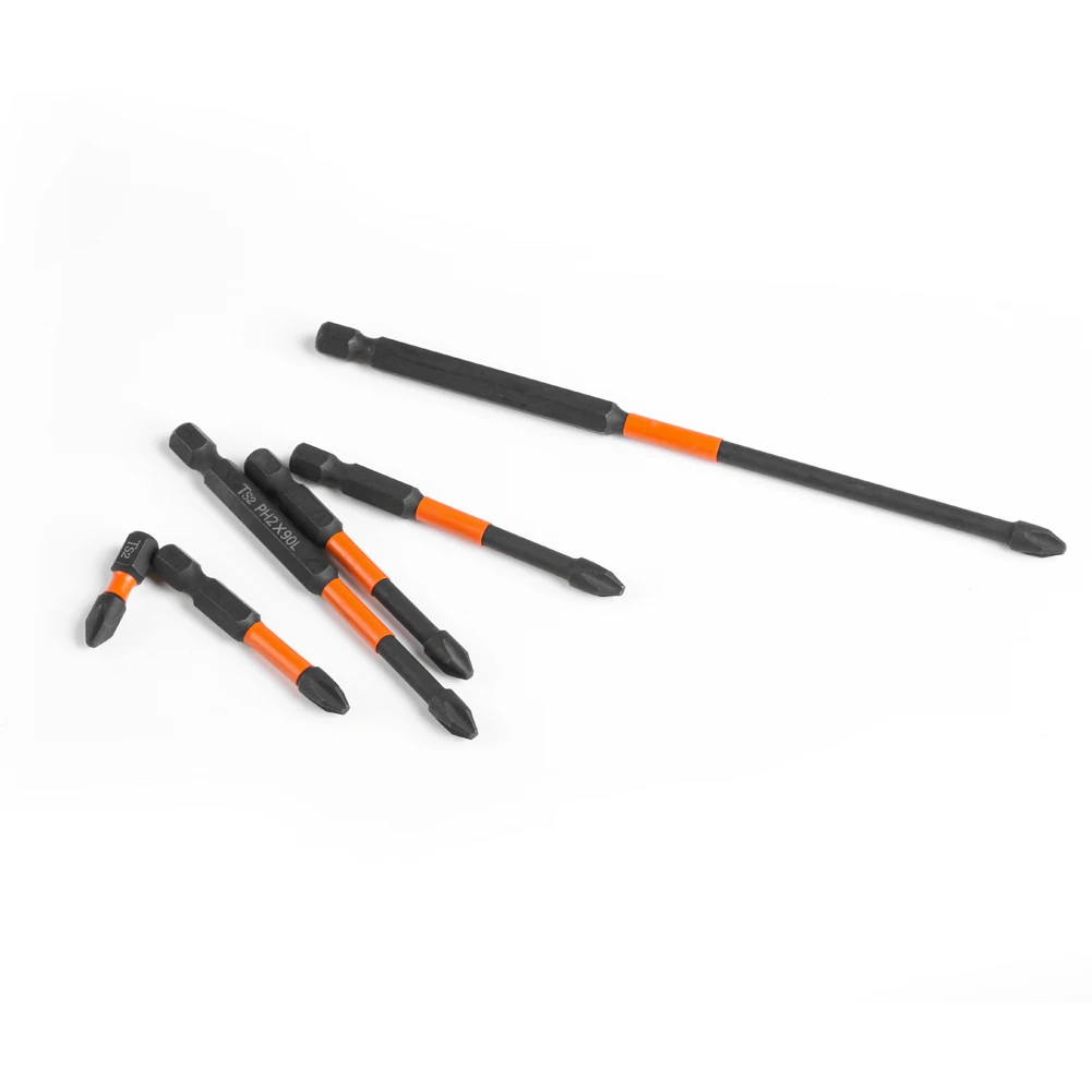 PH2 Strong Magnetic Cross Torque Head Screwdriver S2 Steel Electric Head High Hardness Magnetic Anti-slip Electric Drill Bit
