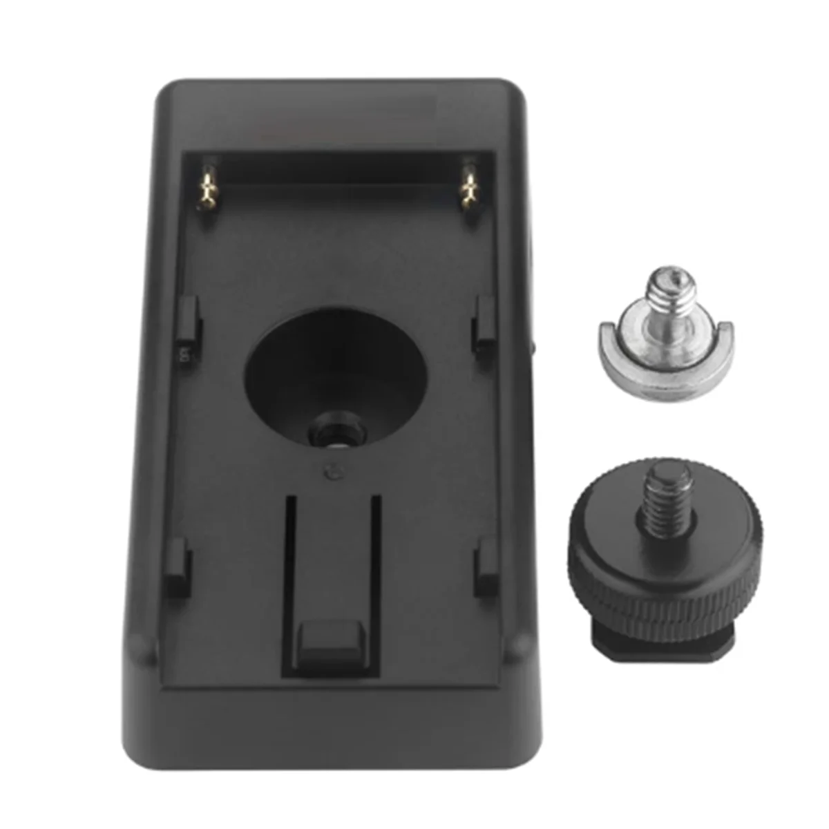 

DSLR Camera Clamp NP-F Battery Adapter Plate for Sony NP-F Type Batteries 8.4V/7.4V Output Port DC 5.5x2.1mm