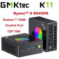 GMKtec NucBox K11 Gaming Mini Pc Ryzen 9 8945HS Windows 11 PRO DDR5 5600Mhz NVME PCIE4.0 Radeon 780M TDP 70W Oculink Port WiFi 6