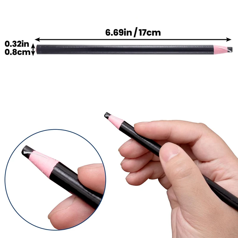 3/6/12Pcs Sewing Fabric Pencils Cut-free Chalk Tailor Pen For Quilting Dressmaker Garment Leather Marking Crayon Sewing Tools