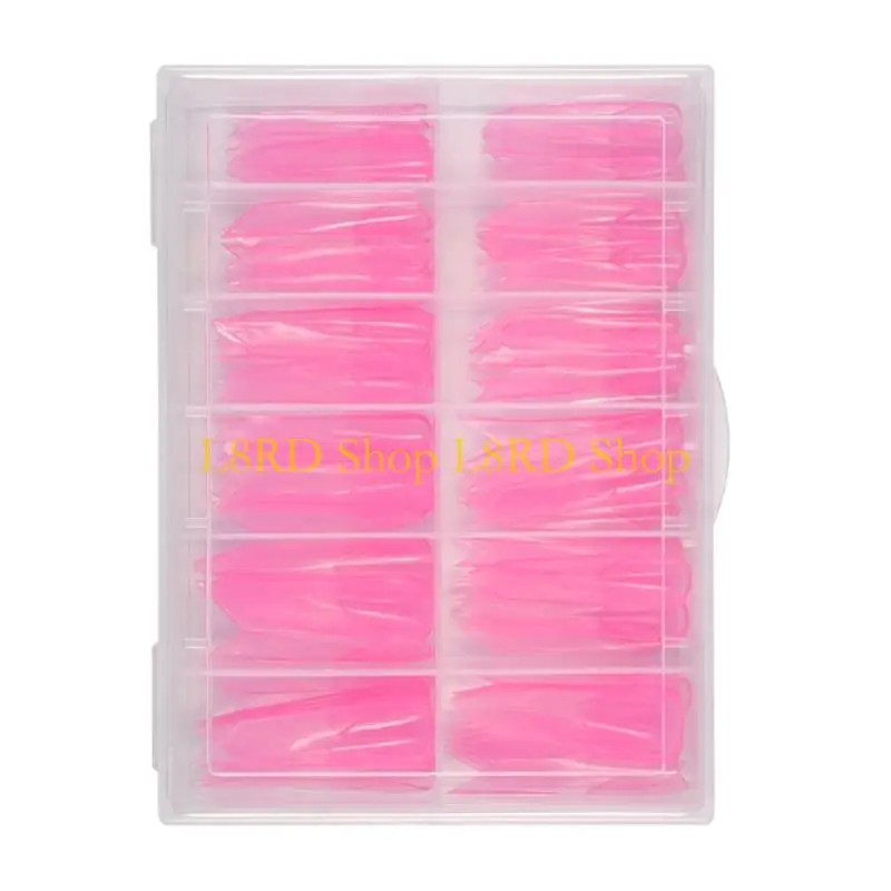 L8RD Salon Extension Mold Paperless Fast Drying Light Cure Technology Natural Tip Reusable for Artificial
