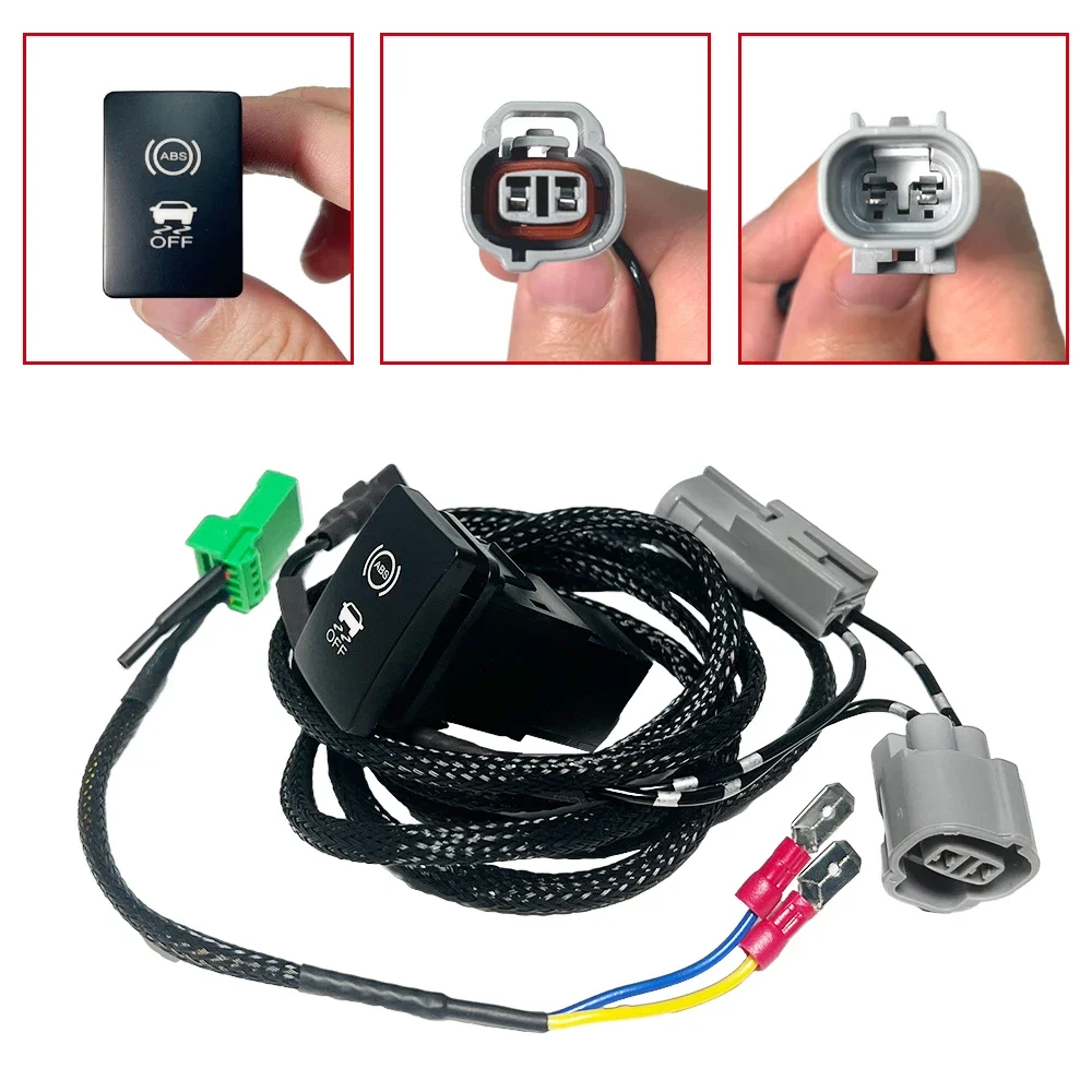 ABS Anti-Skid Switch For Toyota 4Runner Mud Escape Switch Prado Wheel Anti-Skid Brake System Off-Road Non-Slip 10-24