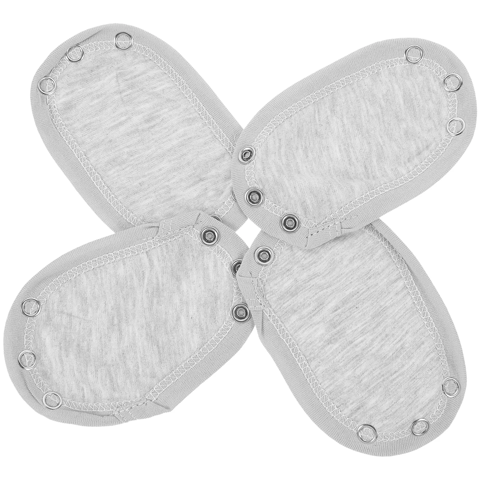 

4 Pcs Baby Bodysuit Extender Snaps Double Layer Soft Cotton Jumpsuits Extend Toddler Girl Boy Infant Clothes Diapers