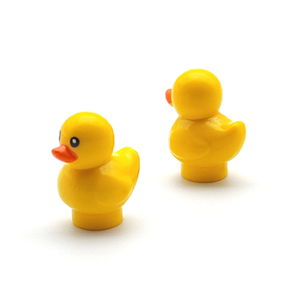 MOC Building Blocks Animali da fattoria Pollo Anatra Maiale Pecora Bovini Cavallo Scena Assemblaggio Puzzle Accessori giocattolo