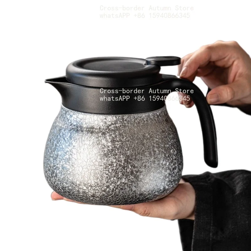 Inner tank stewed teapot Light luxury household stewed teapot Tea separation Large capacity thermal insulation kettle Health
