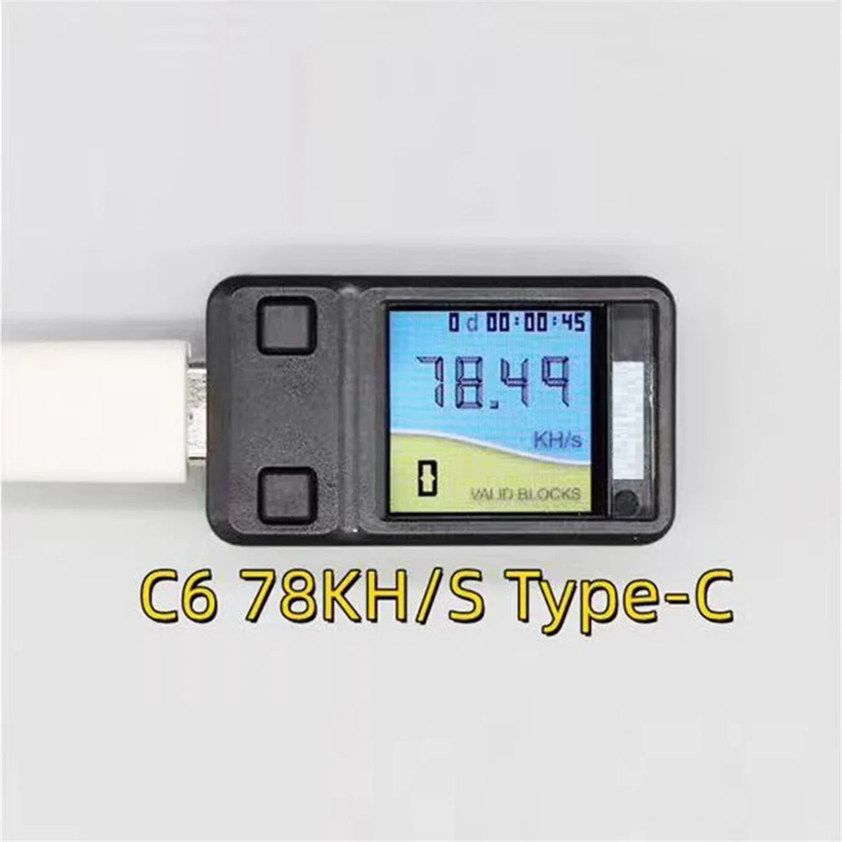 Gran oferta Nerd Miner Mini V2.0 T-QT Pro Hashrate 78K/S con Shell BTC Crypto Solo Lottery Miner Nerdminer Mini