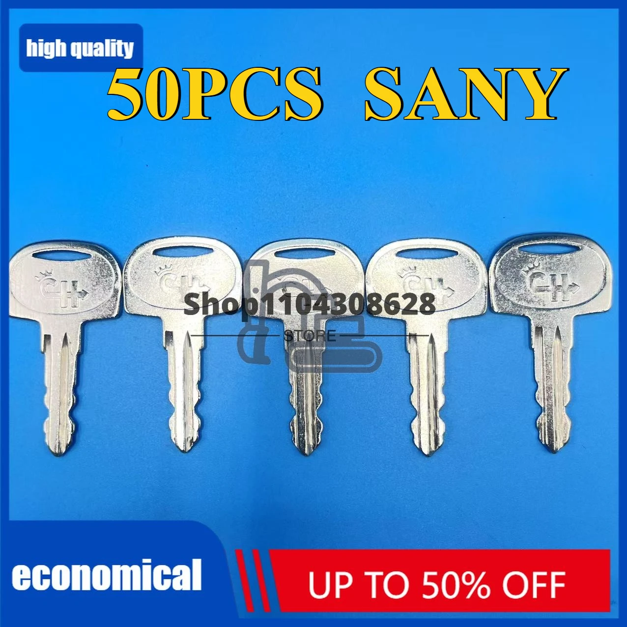 

50PCS KEYS Sany 601 60266568 Ignition Key for Sany Mini Excavator