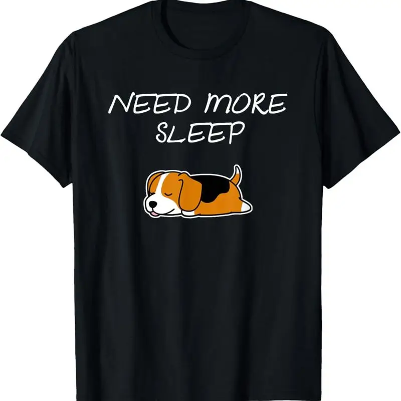 

Beagle Dog Puppy Need More Sleep Pajama For Bedtime T Shirt