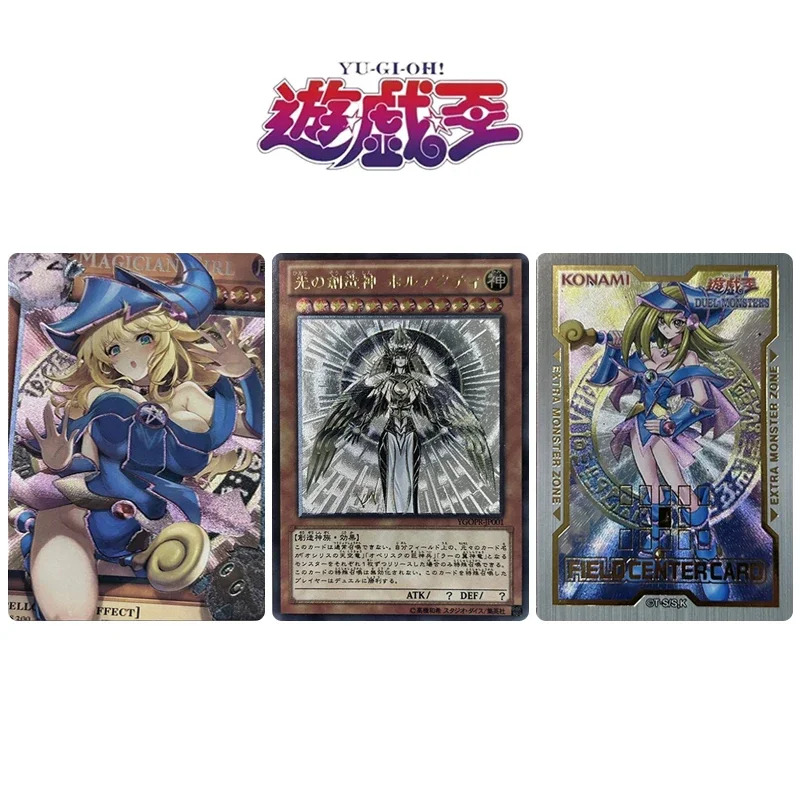 Diy 1Pcs/set Yu-Gi-Oh! Anime Characters Black Magician Girl Board Game Card Homemade Kids Toys Collection Card Christmas Gift